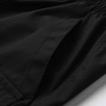thumbnail image 4 of zuwimk Mens Shorts,Mens Hiking Cargo Shorts Fishing Camping Shorts for Men Running Casual Outdoor Travel Black,L, 4 of 5