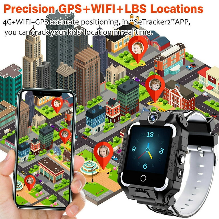 4G Kids Smart Watch for Boys Girls, IP67 Waterproof WiFi 4G Kids Smart Watch for Boys Girls, IP67 Waterproof WiFi
