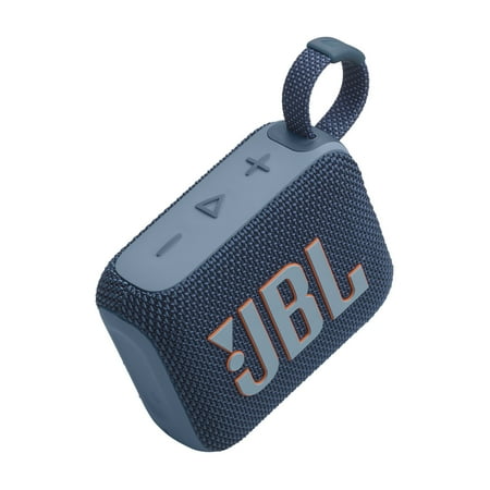 JBL Go 4 Ultra-Portable Waterproof Bluetooth Speaker, Blue