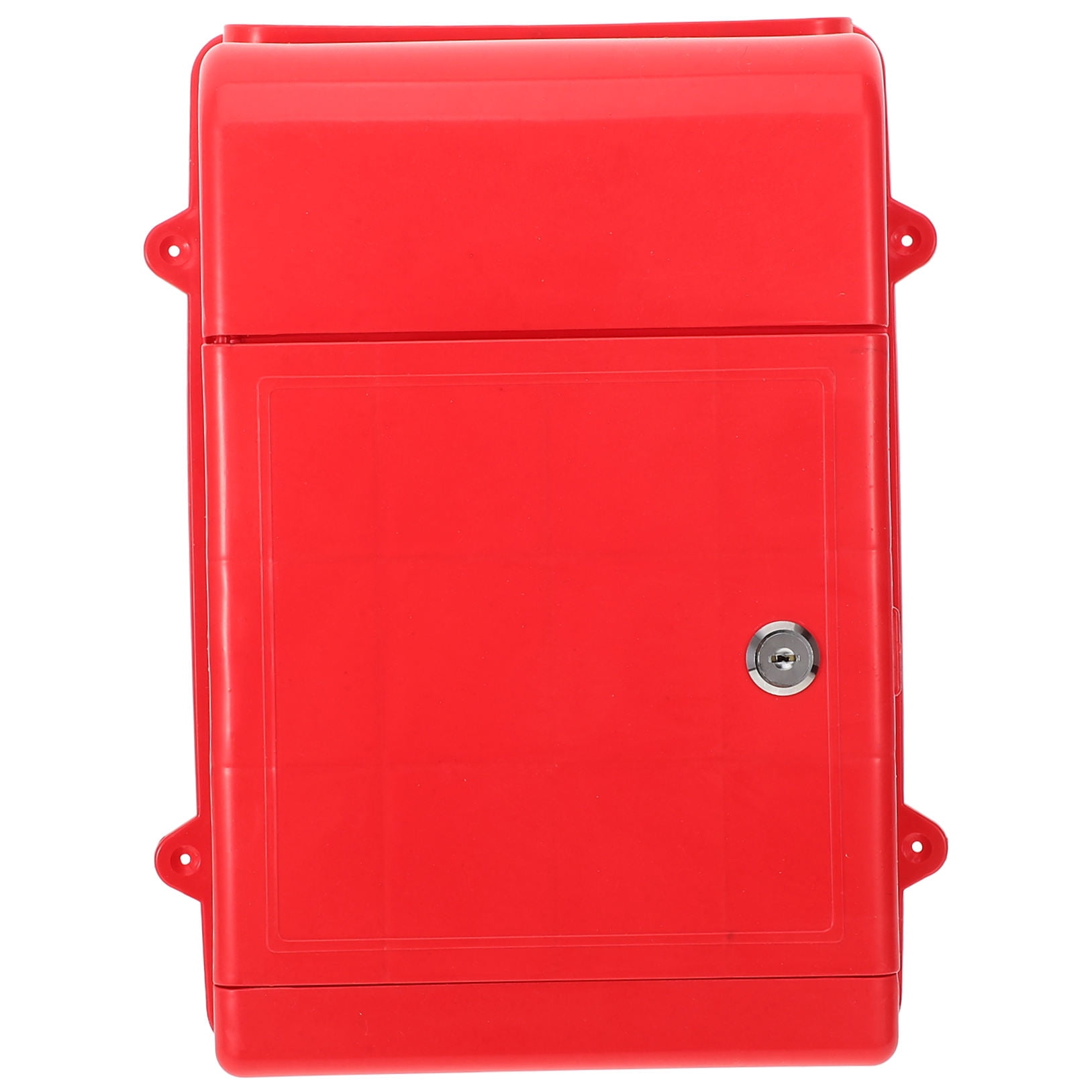 FELTECHELECTR Message Box Mailbox Wall Mount Red Polypropylene 1Pack