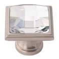 thumbnail image 5 of Alno C212 Solid Brass 1-1/4" Square Luxury Designer Glam Cabinet Knob - Nickel, 5 of 7
