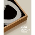 thumbnail image 5 of SHENIFY Black Abstract Boho Wall Art Framed Wood Geometric Wall Decor Mid Century Modern Minimalist Bohemian Bedroom Decor Canvas Prints Ready to Hang for Living Room - 11x14in3pcs Nautral Framed, 5 of 5