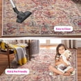 thumbnail image 3 of SAFAVIEH Madison Jefferson Geometric Area Rug, Ivory/Red, 6'7" x 6'7" Square, 3 of 13