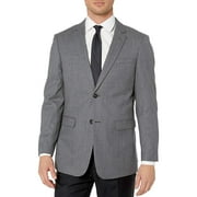 Adam Baker by Douglas & Grahame Men's 41026 Single Breasted 100% Wool Ultra Slim Fit Blazer/Sport Coat - Grey - 38R