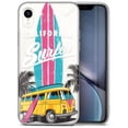 thumbnail image 1 of Case Yard iPhone-XR Case Clear Soft & Flexible TPU Ultra Low Profile Slim Fit Thin Shockproof Transparent Bumper Protective Cover Drop Protective Cell Phone Cases (Cali Surfer), 1 of 8