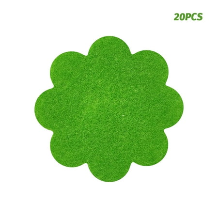

20pcs Air Permeability Multi Sizes Watering Flower Pot Pad Polyester Soil