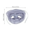 thumbnail image 4 of HEATSHAKING Shaving Cape Grey Beard Hair Catcher 1Pcs Prevent Dirt For Home Use, 4 of 6