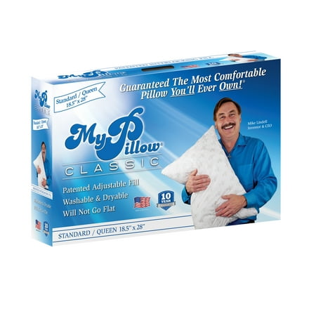 MyPillow Standard Queen Classic Medium Support, 1 (Best Medium Firm Pillow)