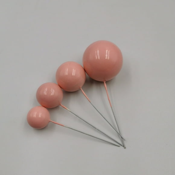 Boule de Matériau, Boule Dorée, Boule Argentée, Décoration de Gâteau d'Anniversaire