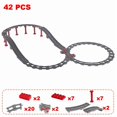 thumbnail image 1 of Rail Transport Big Size Building Blocks Creative Track Accessories Assemble Toys For Children Bricks Compatible City Train Set 42pcs train track, 1 of 6