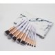 thumbnail image 2 of Brochas de maquillaje Juego de brochas de maquillaje de mármol profesional, cerdas sintéticas naturales suaves y sin olor, 10 brochas de maquillaje + bolsa de cosméticos LingWen 9024736129928, 2 of 5