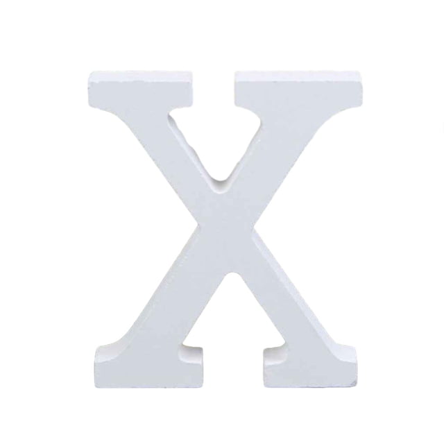 8cm 26 White Large Letters Alphabet Props Portable Lightweight Ornament Photography Props Wedding Party Home Decoration 23#