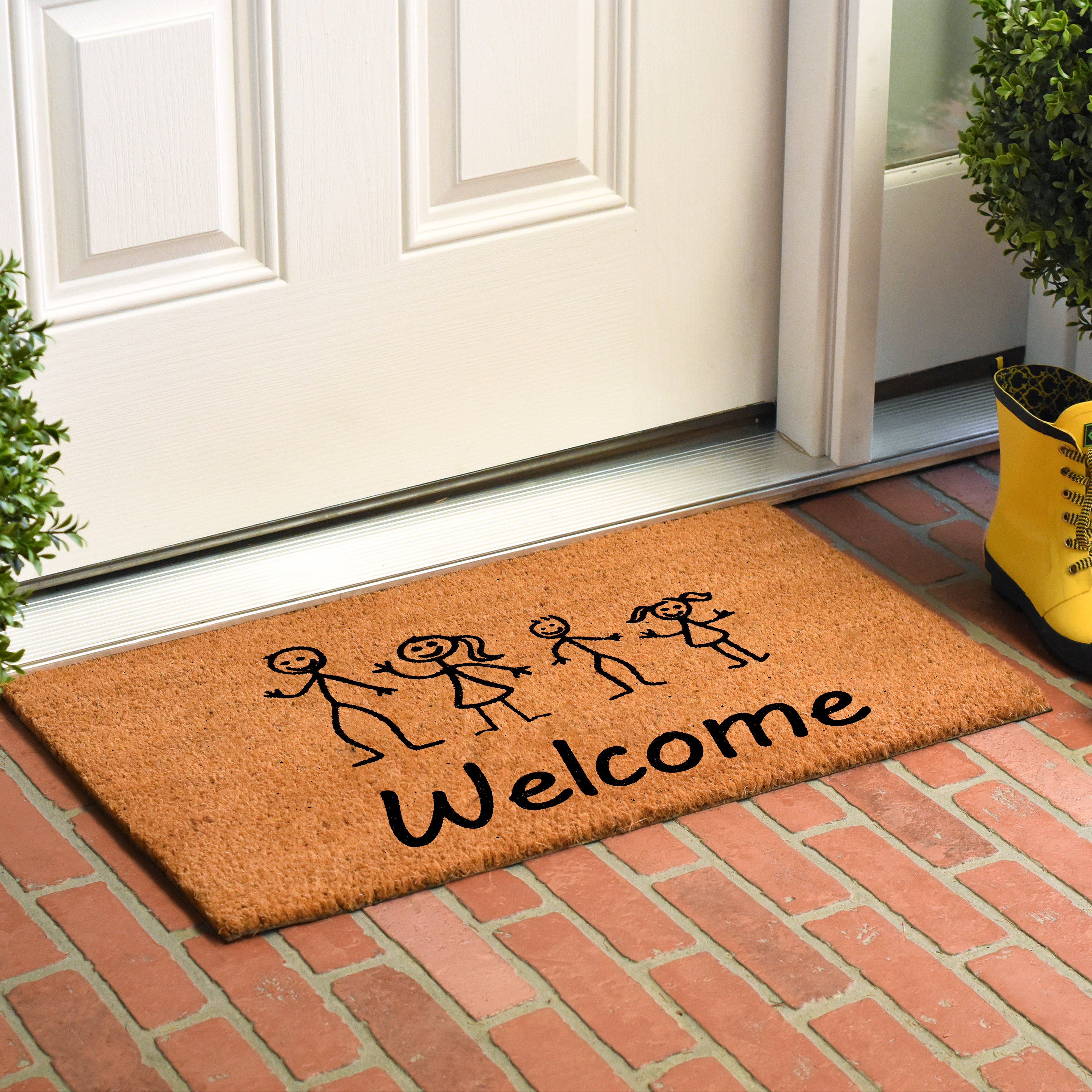 Calloway Mills Stick Family Outdoor Doormat 24" x 36"