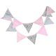 thumbnail image 2 of Bandera 12 Banderas Triangular Bunting Boda Fiesta de cumpleaños Decoración del hogar Rojo Hugtrwg Para estrenar, 2 of 5