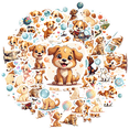 thumbnail image 2 of cartoon Dog Stickers, Waterproof Dog Sticker for Water Bottle Laptop Phone Cases Planner Skateboard Luggage Helmet Party Favor Decor, Ideal for Adults Teens Teacher Rewards, 2 of 9