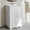 Milky White Finish, variant on OLD CAPTAIN Bathroom Vanity with Ceramic Sink, Wooden Double Door Bathroom Storage Vanity with 24 Inch, Milky White Finish