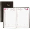 CB634.BLK Brownline Traditional Diary - Daily - 8" x 5" - January 2015 till December 2015 - 7:00 AM to 7:30 PM - 1 Day Single Page Layout - Black