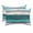 Turquoise, variant on Turquoise Teal Outdoor Pillows for Chaise Lounge Chair Beach Headrest Pillow Set of 2 Waterproof Lumbar Pillows with Insert&Strap Farmhouse Retro Ombre Wooden Grain Pillow for Patio Pool 12"x20"