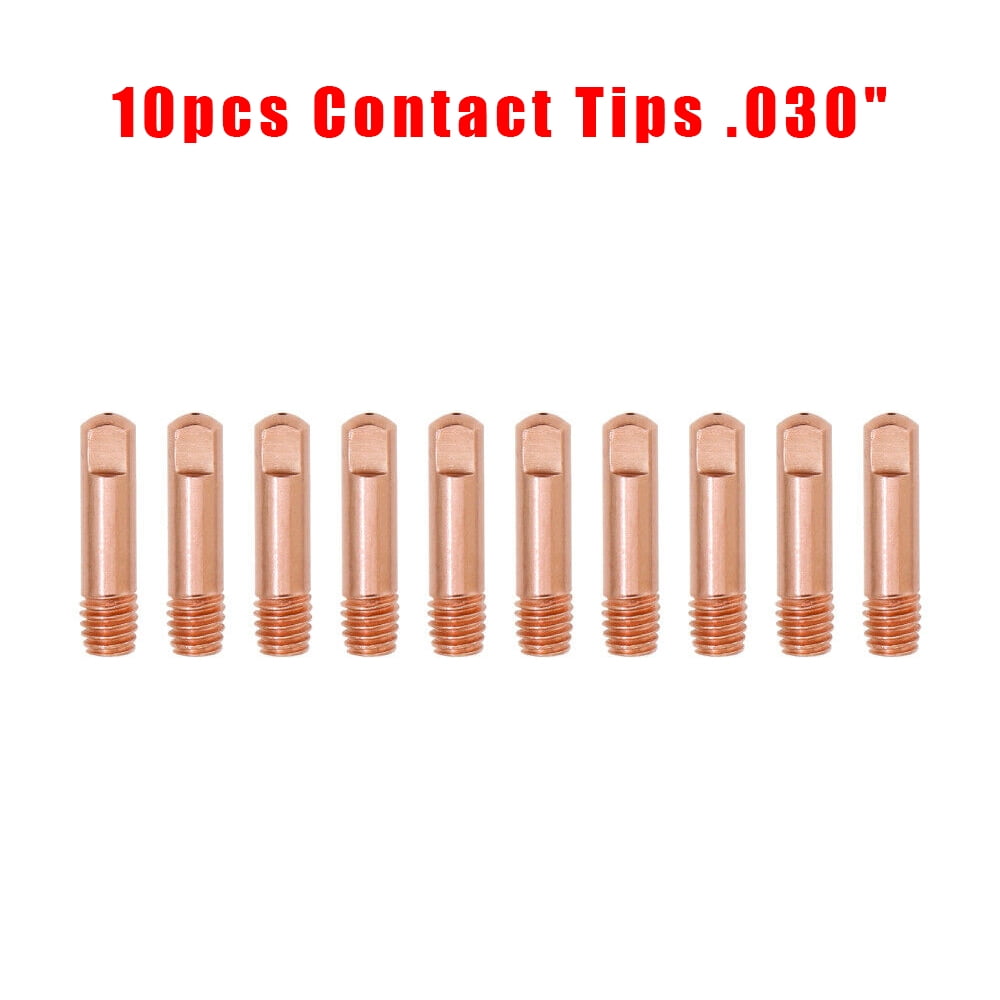 10pcs MIG Cooper Welding Contact Tips for Miller Millermatic Series 000068 