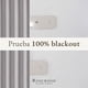 thumbnail image 2 of Cortinas Blackout Look Lino para Recámara y Sala – Cortinas Largas 160 x 107 cm – Cortina Black out Térmica Aislante y Antiruido – 2 Paneles para Ventanas (Gris), 2 of 9
