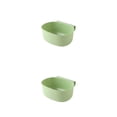 thumbnail image 2 of Kearding Cubo de basura colgante Basura Montado en la pared Reciclaje Cocina Almacenamiento de basura Suspensión Gabinete Limpieza Lata Contenedor Verde Verde 2piezas Kearding CBP062815, 2 of 6