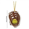 thumbnail image 3 of Personalized Softball Glove Ornament - Acrylic, Custom Name, Flat, Ideal Gift for Softball Lover, Team, Player, 3 of 4