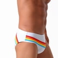 thumbnail image 6 of Mens Bikini Swimwear Sexy Swimsuit Gradient Design Swim Briefs with Drawstring Low Waist Bathing Suit Lightweight Swim Bottons 2026 Summer Beach Vacation Outfits, 6 of 7