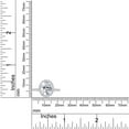 thumbnail image 6 of Oval & Round Cut Lab Created Moissanite Diamond Solitaire Halo Engagement Ring In 14K Rose Gold Over Sterling Silver(G-H Color, 2.00 Carat)-4, 6 of 8
