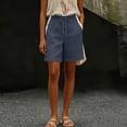 thumbnail image 3 of Favoffer Womens Short High Waist Drawstring Elastic Waistband Pocket Casual Shorts Comfy Sets for Sports Beach Daily Lounging, 3 of 6
