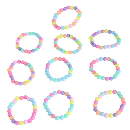 Children's Beaded Bracelets Girls' Jewelry Wristbands Birthday Gifts Party Decorations and Dress-up Accessories