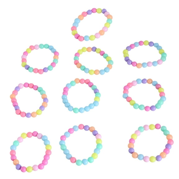 Children's Beaded Bracelets Girls' Jewelry Wristbands Birthday Gifts Party Decorations and Dress-up Accessories