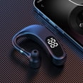 thumbnail image 2 of Herunwer Single-Ear Sport Bluetooth Headset with Digital Display, ANC Noise Cancelling, 30-Hour Playtime, 2 of 8