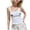 Blue, variant on Women's Tanks Casual Ribbed print Wind Vest for Women Stylish Everyday Sleeveless Top Lightweight Knit Tank Modern Green L