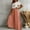 Rose Gold, variant on Womens Baggy Pant Elastic Daily Elegant Oversized Casual Solid Color Pants Loose Long Pant Wide Leg Pants Trouser Women's Plus L-6XL Black