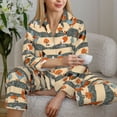 thumbnail image 6 of Uemuo Funny Chicken Pattern Womens Pajama Sets,PJ Set for Women,Pajamas for Women Logo,Long Sleeve Pajama Set for Women,Soft Long Sleeve Top With Pants-XX-Large, 6 of 9
