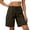 Green*, variant on RUTAYY Women's Cargo Shorts Solid Color Casual Streetwear Baggy with Utility Pockets High Waist Loose Fit Denim Bottom Fashion Seaside Shorts