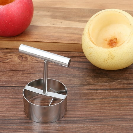 

GXSR Apple Corer Stainless Steel Kitchen Gadget Tool Fruit Seeder Core Remover Fruit Vegetable Tools Apple Pear Corer Easy Twist Fruits Tools Core Seed Remover