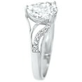 thumbnail image 4 of LaRaso & Co 1.25Carat Pear Cut Vintage CZ Engagement Ring for Women Size 10, 4 of 5