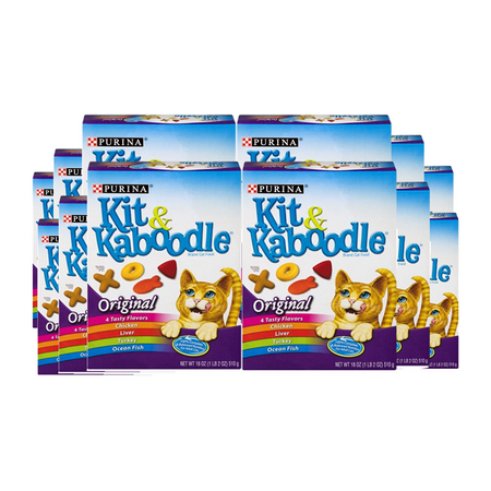 GTIN 017800512084 product image for (12 Pack) Purina Kit & Kaboodle Original Dry Cat Food, 18 oz | upcitemdb.com