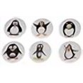 thumbnail image 3 of Set of 6 PENGUINS Magnets - Cute Funny Emo Penguin, 3 of 3
