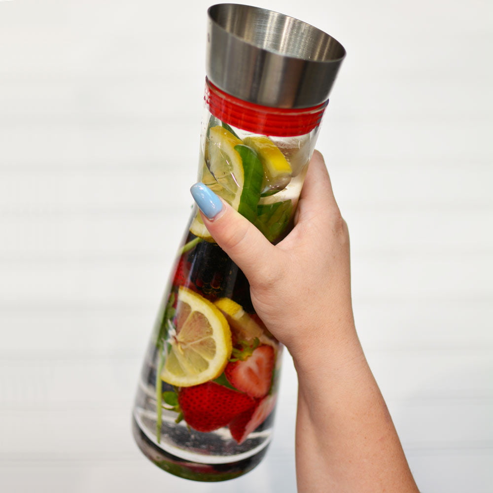 Grosche Rio Glass Water Pitcher and Drink Infuser 1 Litre