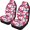 Hibiscus Flowers, variant on POLERO Hibiscus Flowers Front Seat Cover for SUV, Two Front Only Decorative Automotive Front Seat Covers Removable Breathable Vehicle Seat Covers