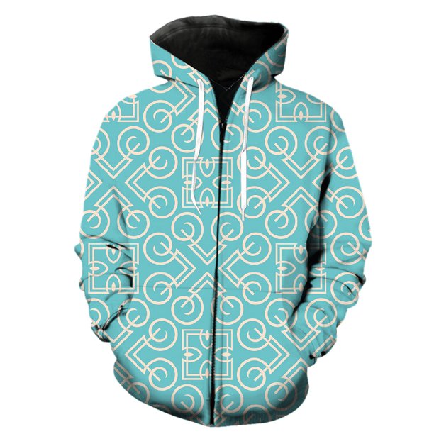 Sudadera con capucha y cremallera con estampado abstracto para hombre, estilo Harajuku 3D, ropa de calle para adolescentes, camisetas casuales, sudaderas geniales con estampado divertido 2024