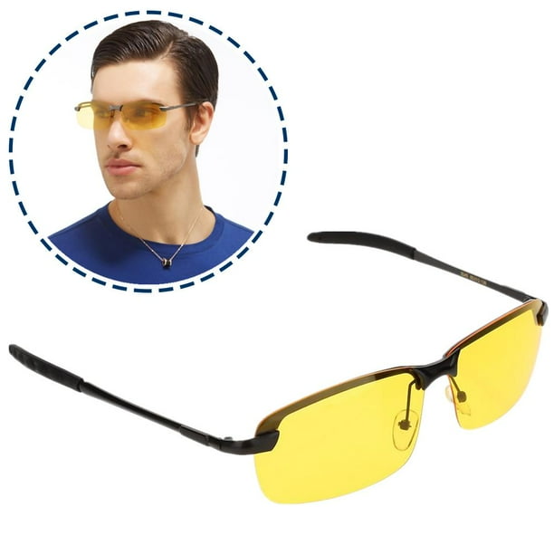 Walfront Hd Night Vision Polarized Goggles Anti Glare Eye Glasses For Driving Cycling Driving Glasses Night Vision Glasses Walmart Com Walmart Com