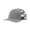 Shepherd Outline Heather Grey/American Flag, variant on Men's Embroidered German Shepherd Outline Dog Breed Mesh Back Trucker Hat, Heather Grey/American Flag
