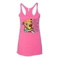 thumbnail image 3 of Colorful Pitbul | People Will Know How Large Your Soul | Dean Russo Art Animal Lover Tri-Blend Racerback Tank Top, Vintage Pink, Small, 3 of 6