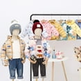 thumbnail image 4 of Toddler Baby Boys Girls Winter Coat Kids Hooded Light Puffer Padded Jacket Outwear Snowsuit, 4 of 5