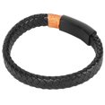 thumbnail image 2 of Pulsera de cuero trenzado ANGGREK Vintage 20.5cm 22.5cm, 2 of 8