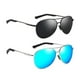 thumbnail image 3 of Gafas de sol redondas ANGGREK con montura de metal Protección UV400, 3 of 8