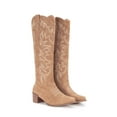 thumbnail image 7 of IUV Cowboy Boots For Women Knee High Boots Side Zipper Western Boots, 7 of 7